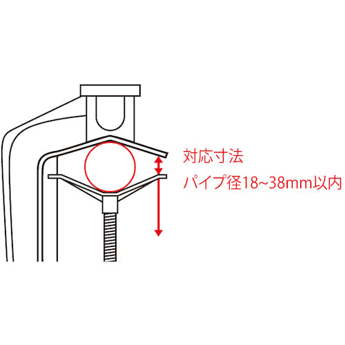 富士倉　ＬＥＤ−１０Ｗ〜３０Ｗ投光器用ミニクランプ　OP-009　1 個