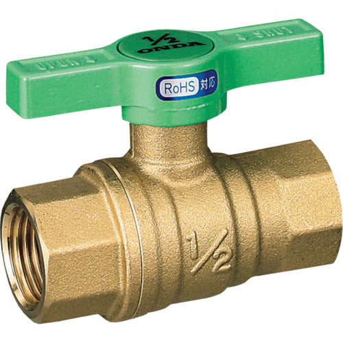 Onda Manufacturing FF type (full ball) RoHS compliant Rc3/8 x Rc3/8 Green T handle G-FF-T10 1 piece