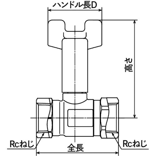 オンダ製作所　ＢＳ５型　Ｒｃ１／２×Ｒｃ１／２　BS5-13　1 個