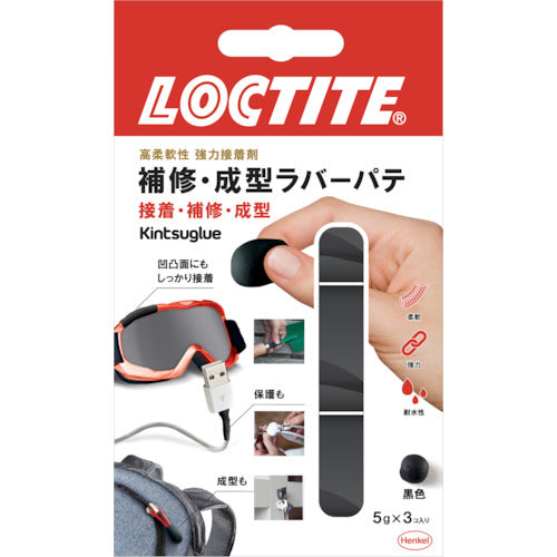 ＬＯＣＴＩＴＥ　キンツグルー　黒色　５ｇ×３　KTB-503　1 PK