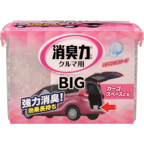 エステー　クルマの消臭力　ＢＩＧ９００Ｇ　エクセレントソープ　ST12374　1 個
