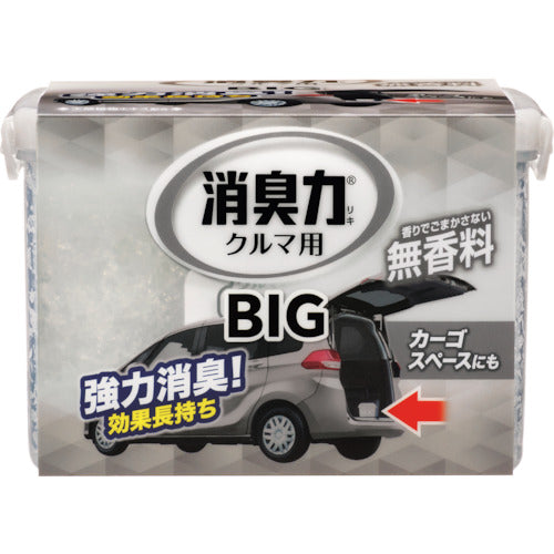エステー　クルマの消臭力　ＢＩＧ９００Ｇ　無香料　ST12372　1 個