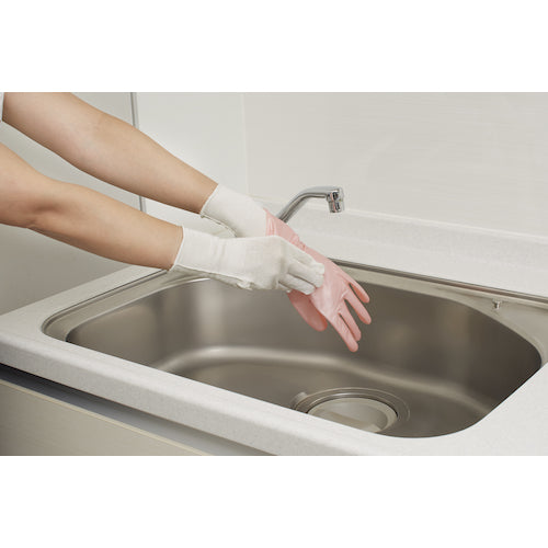 エステー　ファミリー　プレミアム手肌ケア手袋　フリーサイズ　シルキーホワイト　ST76091　1 双