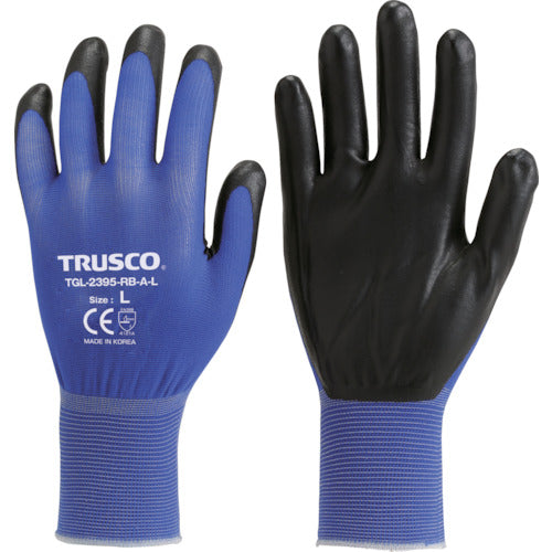 ＴＲＵＳＣＯ　極薄ニトリル背抜き手袋　ロイヤルブルー　Ｍ　TGL-2395-RB-A-M　1 双