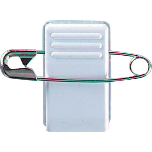 Nishikei Name Badge Plastic Clip with Double-Sided Tape, Pack of 20, P-220, 1 PK