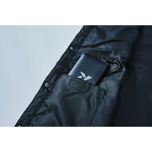 Aitos V-neck heater vest, charcoal gray, 3L, AZ8309-014-3L, 1 unit