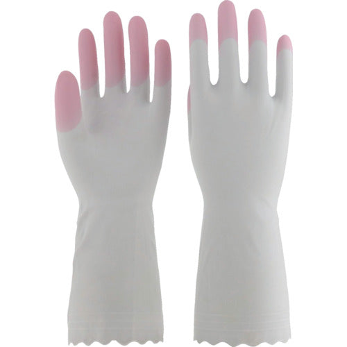 S.T. Family Thin Vinyl Fingertips with Anti-Virus Treatment, Medium, Pink, ST72239, 1 Pair