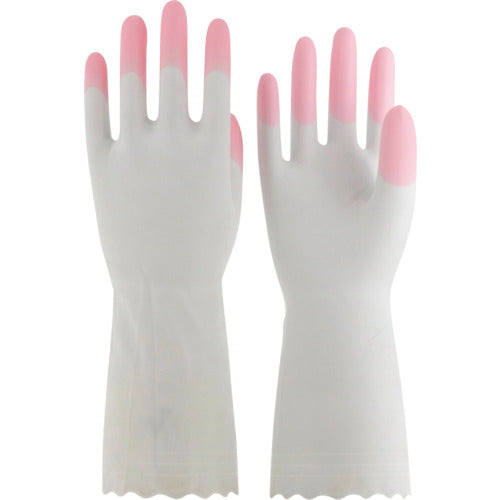 S.T. Family Thin Vinyl Fingertips with Anti-Virus Treatment, Medium, Pink, ST72239, 1 Pair