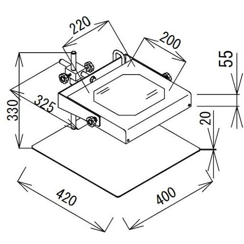 오츠카 LED 조명 확대경 LED-WIDE-2 LED-WIDE-2 1대