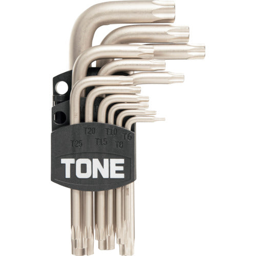 TONE Torx L-shaped wrench set, 12-piece set, TXLN1200H 1 S