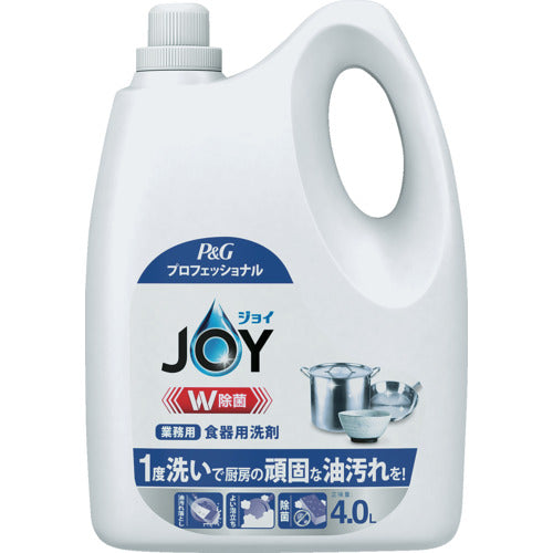 P&amp;G [Large Capacity] Joy W Disinfectant Dishwashing Detergent Commercial Refill 4L 493123 1 Bottle