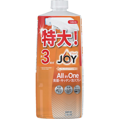 P&amp;G Joy ALLinONE Tableware + Kitchen Foam Spray Fresh Citrus Scent Refill 3 servings 690ml 898935 1 bottle