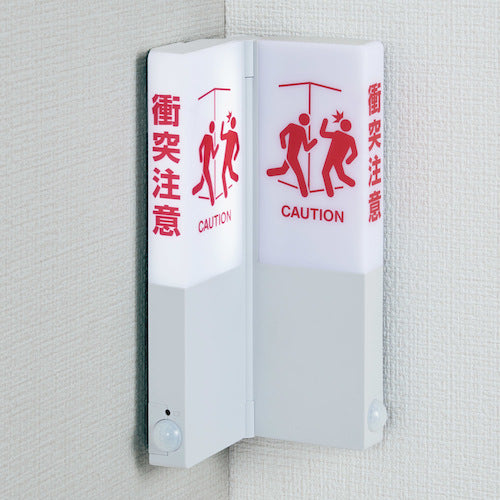 ＫＩＮＧ　ＪＩＭ　カドにつけるお知らせライト　グレー　単３電池×６本（別売）　電池寿命約１０か月　TAL40-GY　1 個