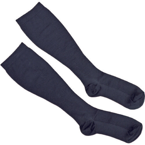 METEX Lila Luce Knee-length Socks, Closed Toe, Black, Medium, RLIIDRLC2M, 1 Pair