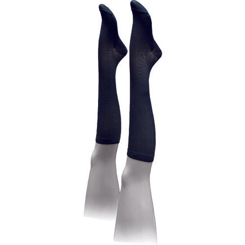 METEX Lila Luce Knee-length Socks, Closed Toe, Black, Medium, RLIIDRLC2M, 1 Pair