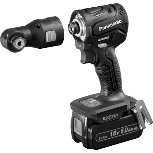 ＥＸＥＮＡ　充電インパクトドライバー　１８Ｖ５．０Ａｈ電池セット品　黒　EZ1PD1J18D-B　1 台