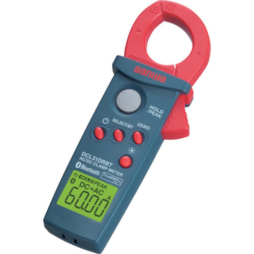 SANWA AC/DC compatible digital mini clamp meter DCL31DRBT 1 unit