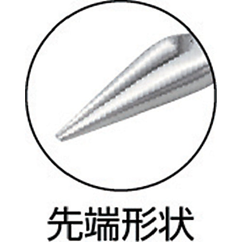 TRUSCO Stainless Steel Pliers, Single Round Type, 120mm, TY-120K, 1 Piece