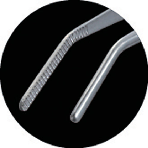 TRUSCO Stainless Steel Tweezers 150mm with Serrated Edges TSP-24 1 Piece