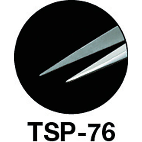 TRUSCCO 고정밀 스테인레스 스틸 핀셋 140mm 긴 극세형 TSP-76 1개