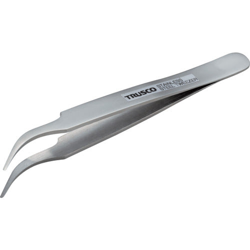 TRUSCO High Precision Stainless Steel Tweezers 120mm Rounded Eagle Tip TSP-77 1 Piece