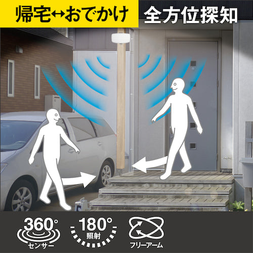 RITEX 27W Wide Free Arm Type LED Sensor Light LED-AC1027 1 unit