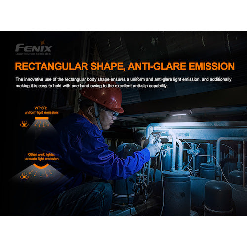 FENIX 충전식 LED 워크라이트 WT16R WT16R 1개