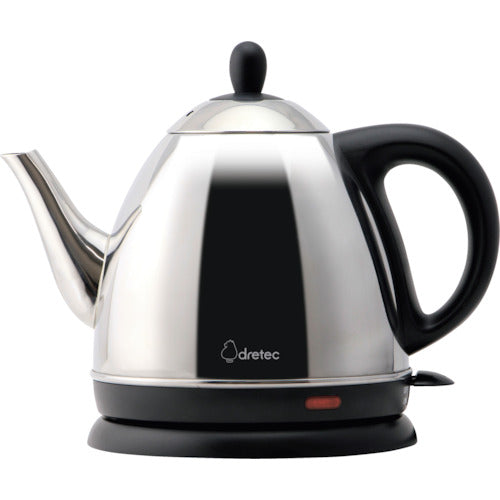 dretec 스테인리스 케틀 케랄라 0.8L 실버 PO-157SV 1대
