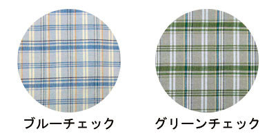 マンラク1型ねまき　夏用　LL / 1201　ブルーチェック　1 枚