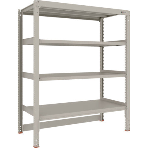 TRUSCO Steel Rack M3 Medium Duty Shelf Cart Top Storage Type H1800 x W1500 x D721 4 Tiers Single Unit M3-DB6574 1 S