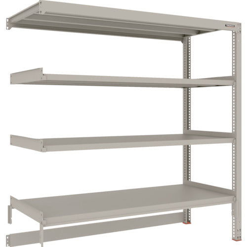 TRUSCO Steel Rack M3 Medium Duty Shelf Cart Top Storage Type H1800 x W1800 x D721 4 Tiers Connected M3-DB6674B 1 S
