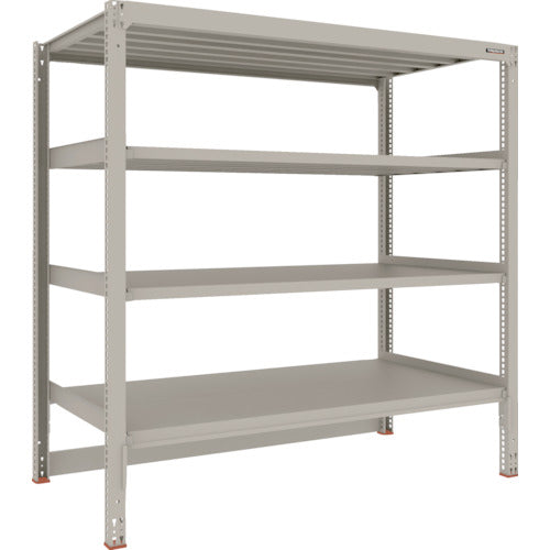 TRUSCO Steel Rack M3 Medium Duty Shelf Cart Top Storage Type H1800 x W1800 x D921 4 Tiers Single Unit M3-DB6694 1 S