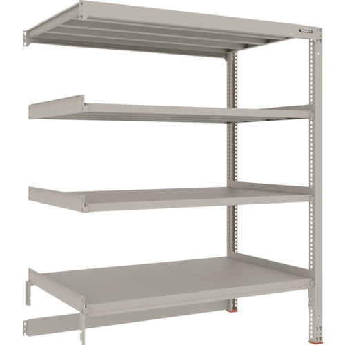 TRUSCO Steel Rack M3 Medium Duty Shelf Cart Top Storage Type H1800 x W1500 x D921 4 Tiers Connected M3-DB6594B 1 S