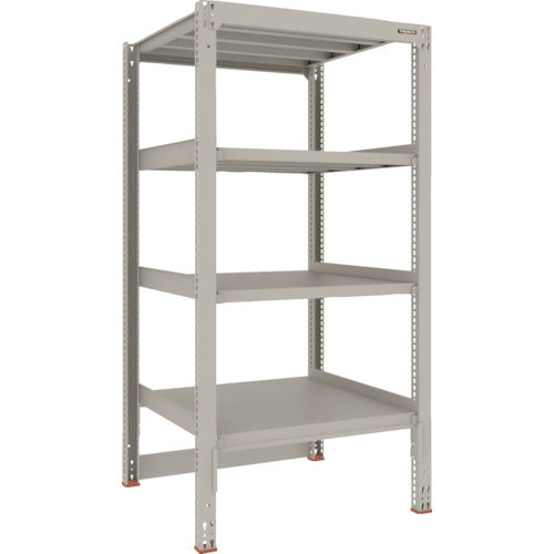 ＴＲＵＳＣＯ　スチールラック　Ｍ３型中量棚　台車天板収納型　Ｈ１８００ＸＷ９００ＸＤ９２１　４段　単体　M3-DB6394　1 Ｓ