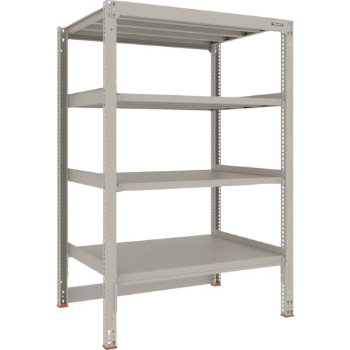 TRUSCO Steel Rack M3 Medium Duty Shelf Cart Top Storage Type H1800 x W1200 x D921 4 Tiers Single Unit M3-DB6494 1 S