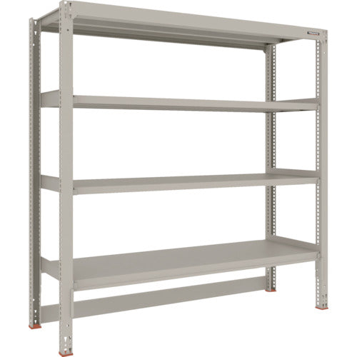 TRUSCO Steel Rack M3 Medium Duty Shelf Cart Top Storage Type W1800 x D571 x H1800 4 Tiers Single Unit M3-DB6664 1 S