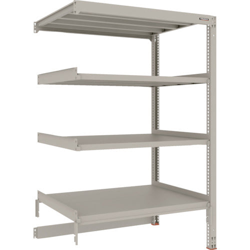 TRUSCO Steel Rack M3 Medium Duty Shelf Cart Top Storage Type H1800 x W1200 x D921 4 Tiers Connected M3-DB6494B 1 S