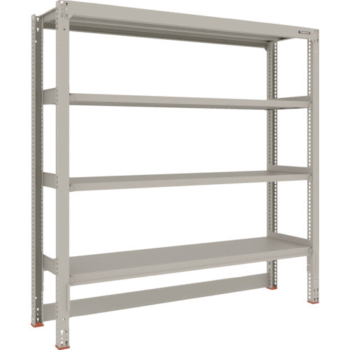 TRUSCO Steel Rack M3 Medium Duty Shelf Cart Top Storage Type W1800 x D471 x H1800 4 Tiers Single Unit M3-DB6654 1 S