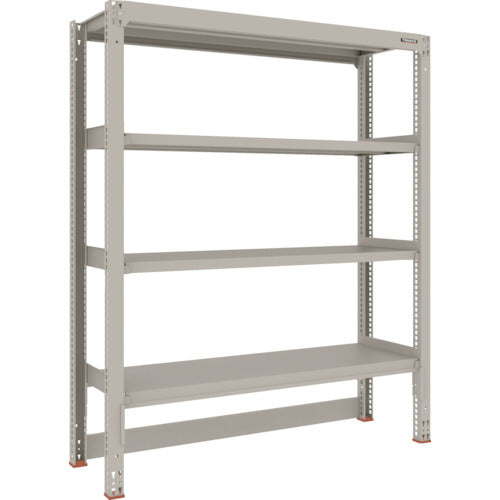 TRUSCO Steel Rack M3 Medium Duty Shelf Cart Top Storage Type W1500 x D471 x H1800 4 Tiers Single Unit M3-DB6554 1 S