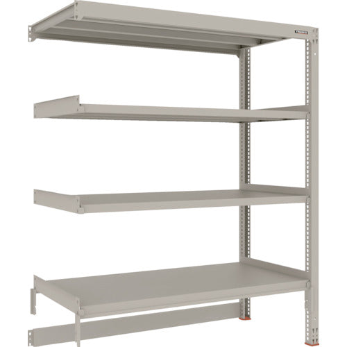 TRUSCO Steel Rack M3 Medium Duty Shelf Cart Top Storage Type H1800 x W1500 x D721 4 Tiers Connected M3-DB6574B 1 S