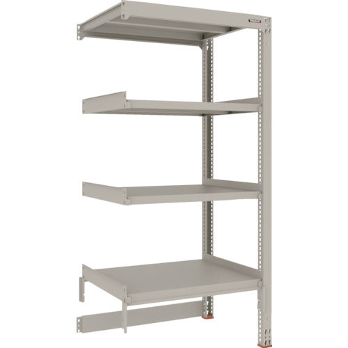 ＴＲＵＳＣＯ　スチールラック　Ｍ３型中量棚　台車天板収納型　Ｈ１８００ＸＷ９００ＸＤ７２１　４段　連結　M3-DB6374B　1 Ｓ