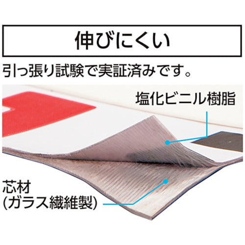 シンワ　ロッドテープ　ガラス繊維製　１ｍ　巾６０ｍｍ　ＪＩＳ　クリアパック　77224　1 個