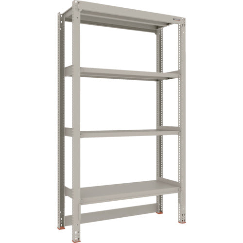 TRUSCO Steel Rack M3 Medium Duty Shelf Cart Top Storage Type W1200 x D471 x H2100 4 Tiers Single Unit M3-DB7454 1 S