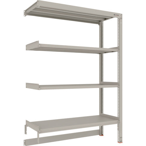 TRUSCO Steel Rack M3 Medium Duty Shelf Cart Top Storage Type W1500 x D571 x H2100 4 Tiers Connected M3-DB7564B 1 S