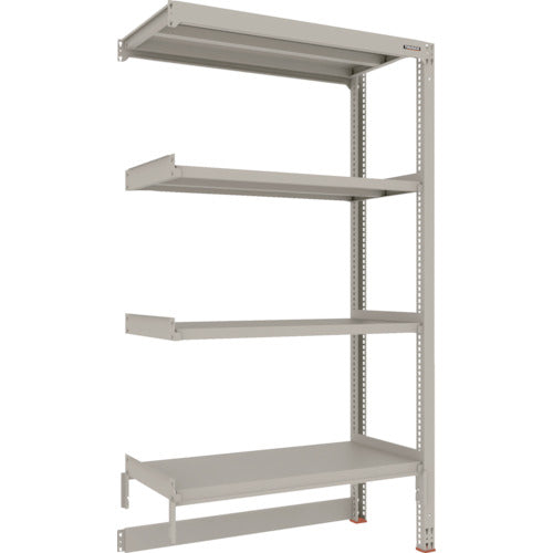 TRUSCO Steel Rack M3 Medium Duty Shelf Cart Top Storage Type W1200 x D571 x H2100 4 Tiers Connected M3-DB7464B 1 S