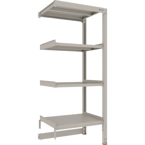 TRUSCO Steel Rack M3 Medium Duty Shelf Cart Top Storage Type H2100 x W900 x D721 4 Tiers Connected M3-DB7374B 1 S
