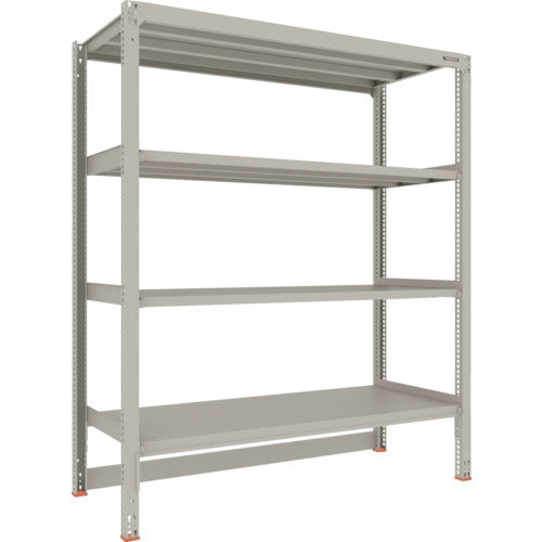 TRUSCO Steel Rack M3 Medium Duty Shelf Cart Top Storage Type H2100 x W1800 x D721 4 Tiers Single Unit M3-DB7674 1 S