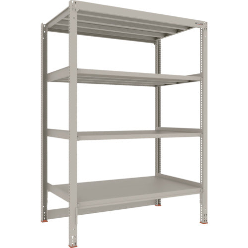 TRUSCO Steel Rack M3 Medium Duty Shelf Cart Top Storage Type H2100 x W1500 x D921 4 Tiers Single Unit M3-DB7594 1 S