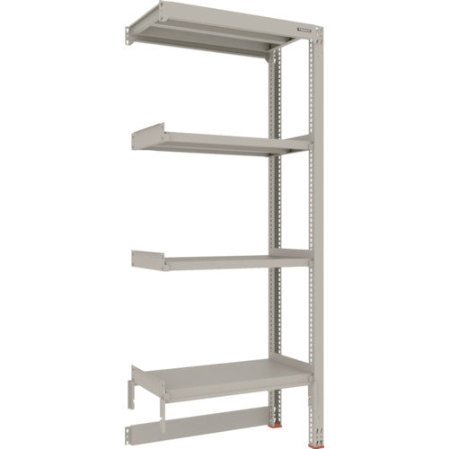 TRUSCO Steel Rack M3 Medium Duty Shelf Cart Top Storage Type W900 x D471 x H2100 4 Tiers Connected M3-DB7354B 1 S