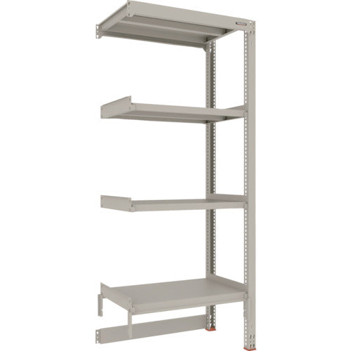 TRUSCO Steel Rack M3 Medium Duty Shelf Cart Top Storage Type W900 x D571 x H2100 4 Tiers Connected M3-DB7364B 1 S